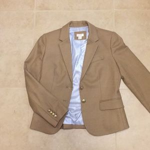 J. Crew camel schoolboy blazer